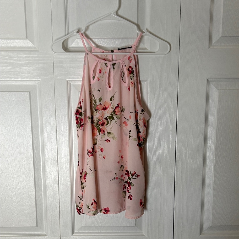 Floral Pink Women's Top